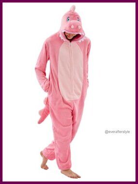Unisex Adult Animal Onesie Pajamas Slim Fit Halloween Costume One Piece
